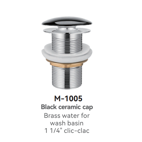 M-1005 Black Seramic Plumbing Trap