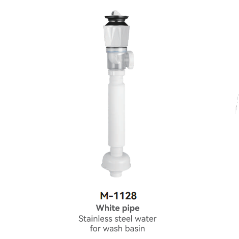 M-1128 White Pop-up Waste