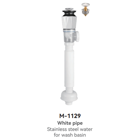 M-1129 White Pop-up Waste