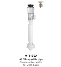 M-1130A White Pop-up Waste