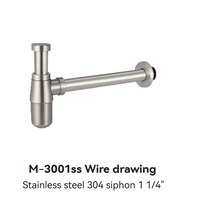 M-3001ss Wire drawing Pop-up Waste