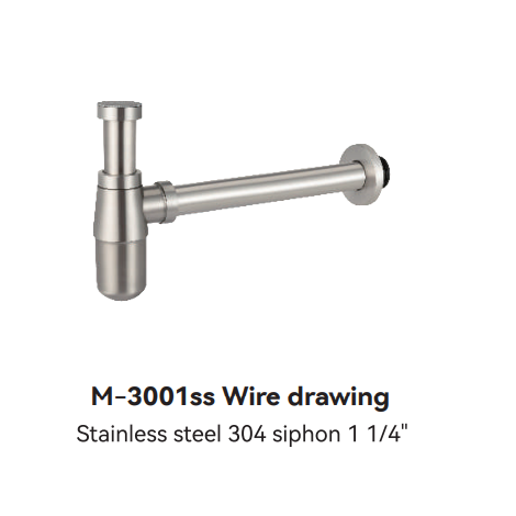 M-3001ss Wire drawing Pop-up Waste