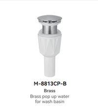 M-8813CP-B Brass Plumbing Trap