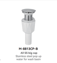 M-8813CP-B SS Plumbing Trap