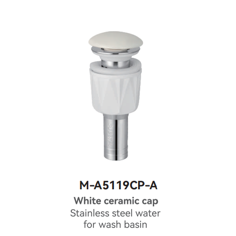 M-A5119CP-A White Plumbing Trap