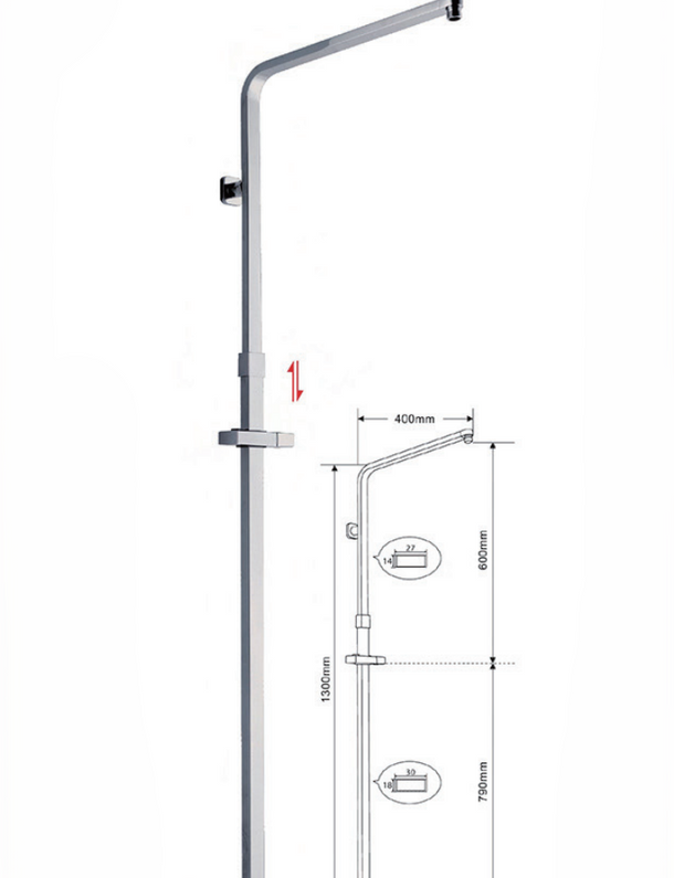 Shower Bar-M-L203