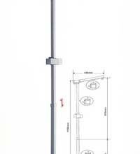 Shower Bar-M-L205