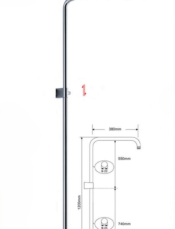 Shower Bar-M-L209
