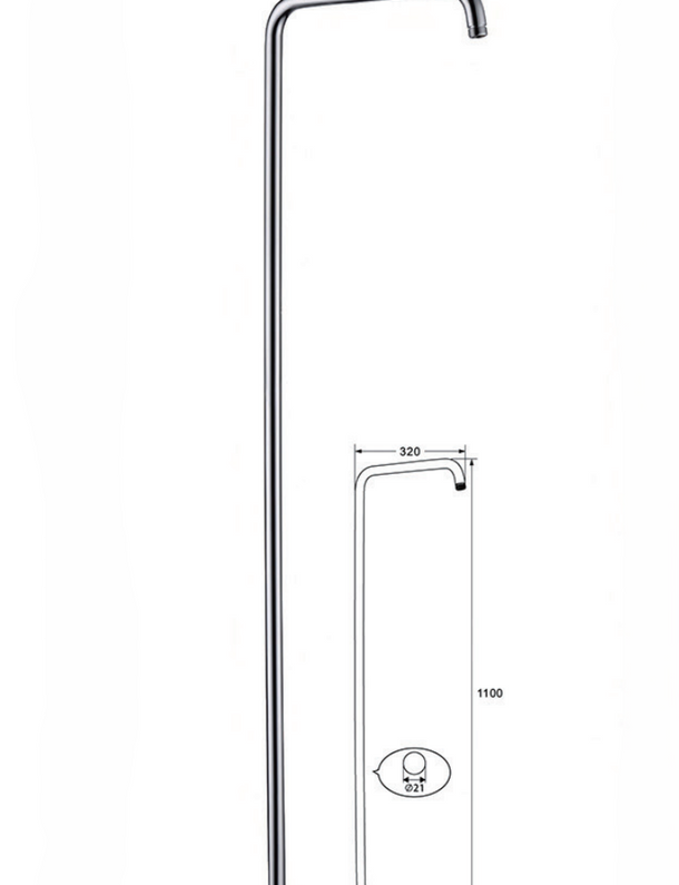 Shower Bar-M-L211