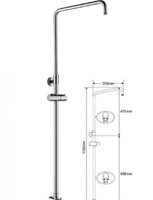 Shower Bar-M-L602