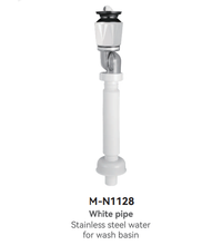 M-N1128 White Pop-up Waste