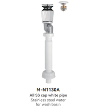 M-N1130 White Pop-up Waste