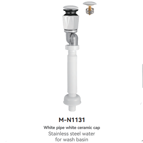 M-N1131 White Pop-up Waste