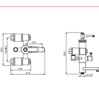 Top Shower Sets M2703003C